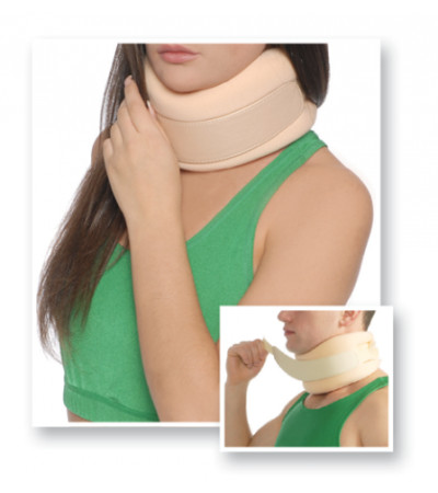 Бандаж на шийний відділ хребта базі якої фіксації з жорсткою вставкою