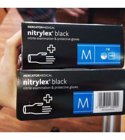 Рукавички чорні, розмір С, М, Л, ХЛ