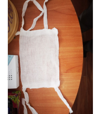 Маска марлева на гумках, 4-слойна , акція!!