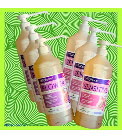 Фагодерм Едельвейс (Phago'derm sensitive) рідке мило з дозатором-насосом, 1000 ml