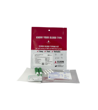 Eldoncard 2521 ID для визначення групи крові AB0 і резус-фактора RhD
