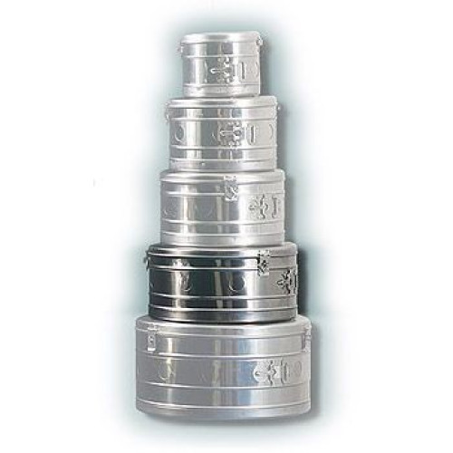 Коробка стерилізаційна кругла КСК-12 (Обсяг 12 дм3, Діаметр 340мм)