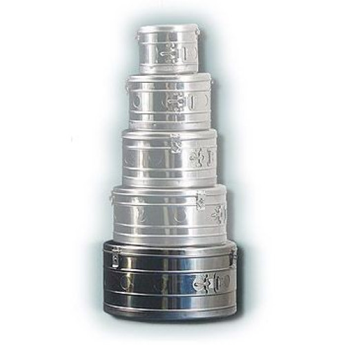 Коробка стерилізаційна кругла КСК-18 (Обсяг 18 дм3, Діаметр 372мм)